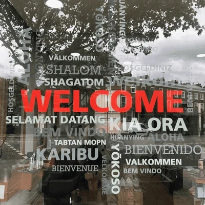 Window Decal Design - Professional vinyl lettering for glass surfaces