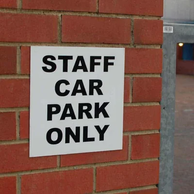 Car Park Sign - Directional signage